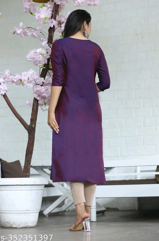 Straight Embroidery kurta2