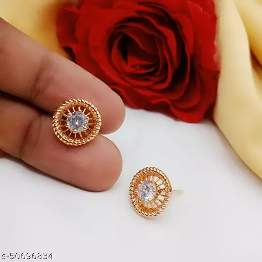 American Diamond  Earrings Design
