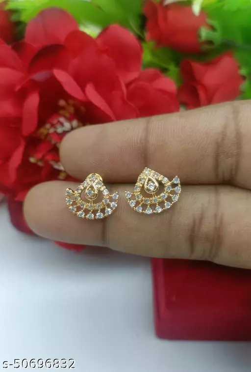 American Diamond  Earrings Design
