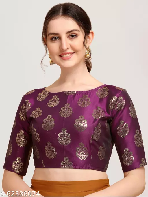 Latest Boat Neck Blouse Design