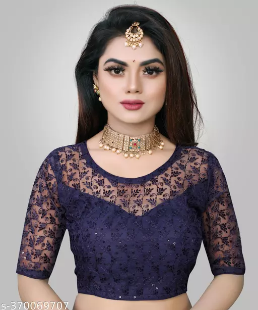 Net Blouse Designs