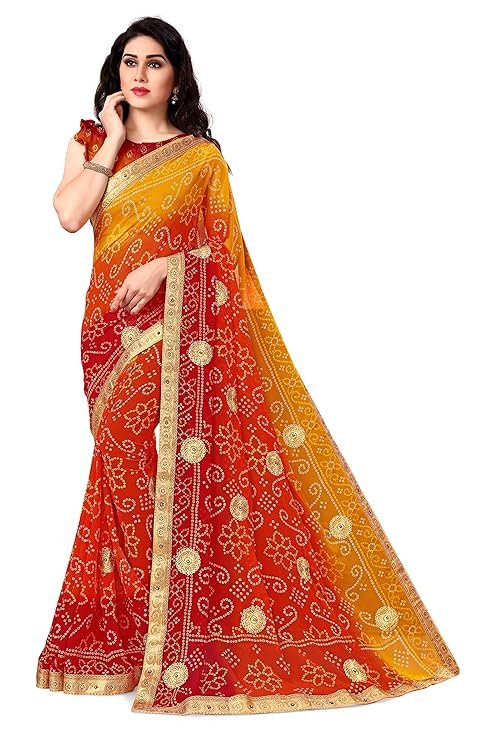 Beauty of Bandhej Sarees