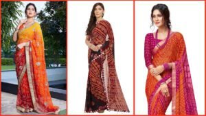 Bandhej-Saree-For-This-Summer-Season