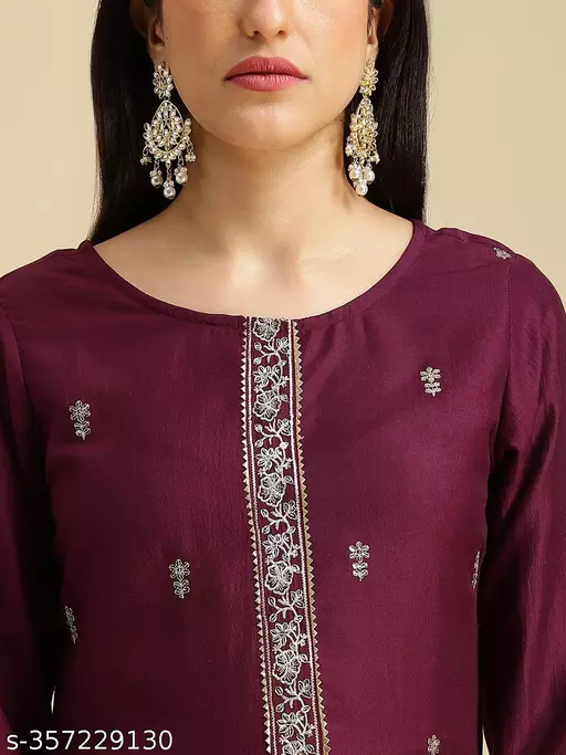 Embroidery Kurta Set with Dupatta