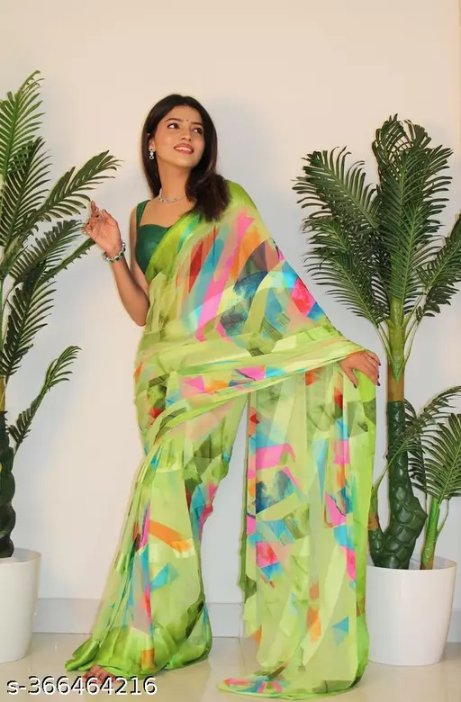 Women Printed Silk Sarees