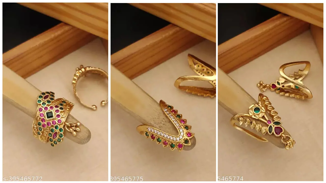 Latest American Diamond Vanki Finger Ring For Women