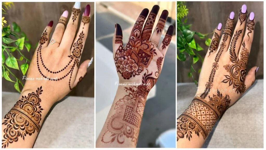 Simple Arabic Mehandi Design For Eid