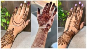Simple Arabic Mehandi Design For Eid