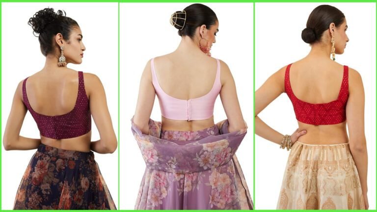 Elevate Your Style with Stylish Backless Blouse Designs