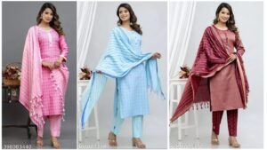 cotton Kurti Pant Set