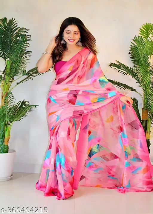 Women Printed Silk Sarees