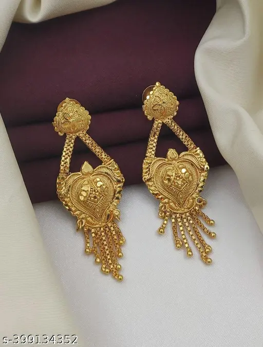 Golden Drop Earrings