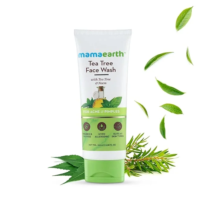 Mamaearth Tea Tree Natural Face Wash for Acne & Pimples