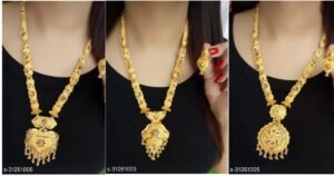 Gold Plated Long Jewellery Set