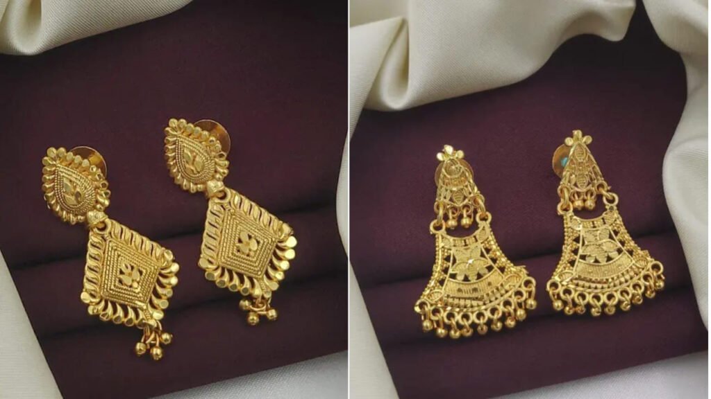Golden Drop Earrings