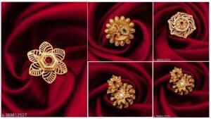 Rajwadi Finger Rings for Women and Girls