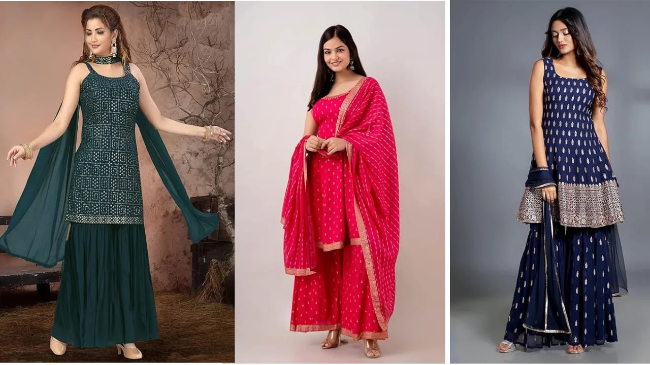 Best Sharara Suits for Women – स्टाइलिश Sharara Suits का शानदार कलेक्शन 3 Sharara Suits for Women