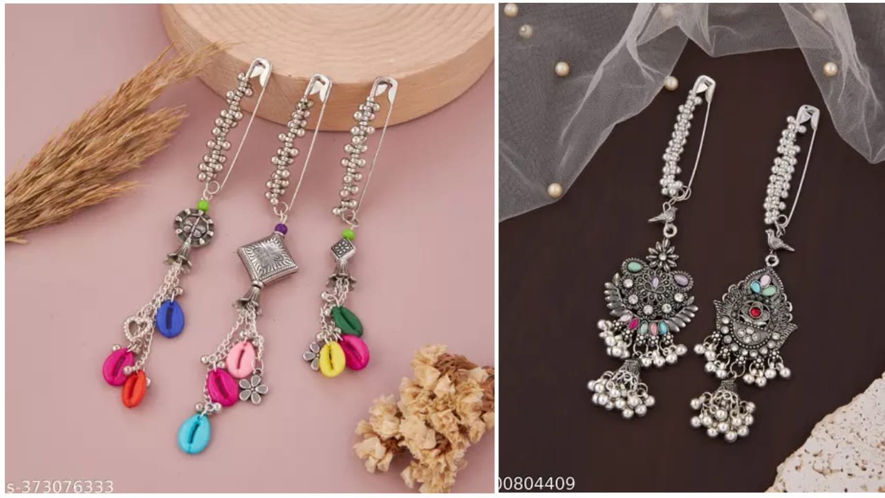 6 Stylish Saree Pins Available on Meesho Under 300 4 Stylish Saree Pins
