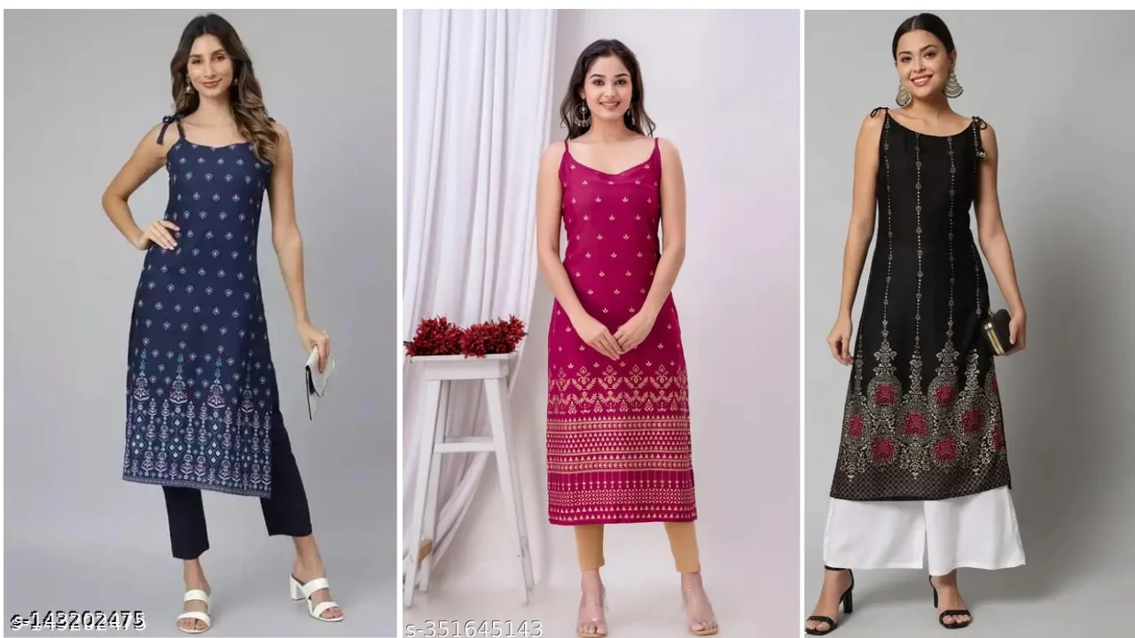 Get This Stylish Strappy Kurti For Girls under 350 4 Stylish Strappy Kurti For Girls