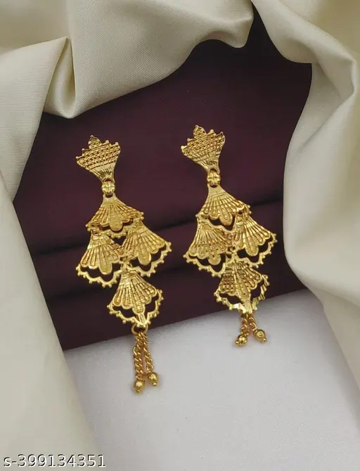 Golden Drop Earrings