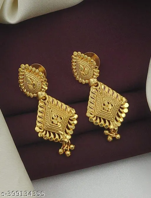 Golden Drop Earrings