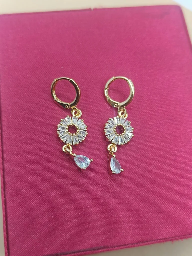 Earrings Design: Affordable Stone Earrings for Women Under 200 Rupees 6 Beautiful Stone Earrings