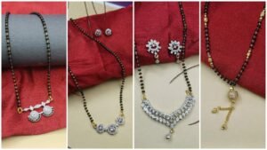 AD Gold-Plated Mangalsutra Designs