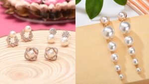 Beautiful Pearls Earrings Design For Women