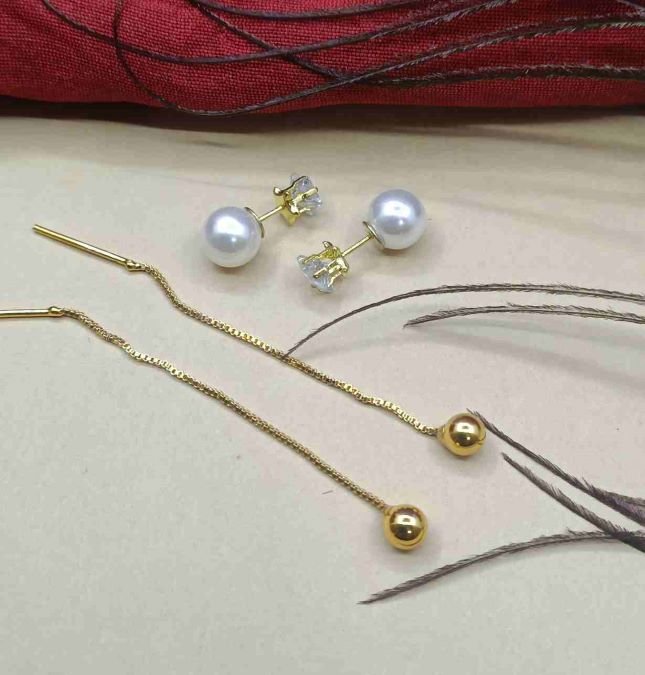 Beautiful Stone Earrings Design