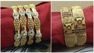Gold Plated Bangles Design for Women