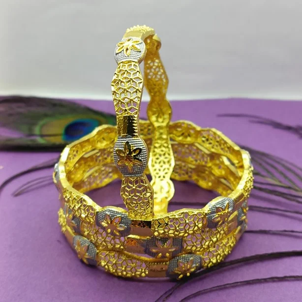 Gold Plated Bangles Design