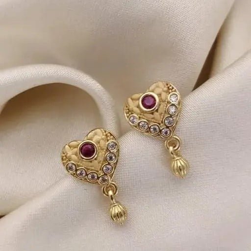 Gold-Plated Stud Earrings Designs