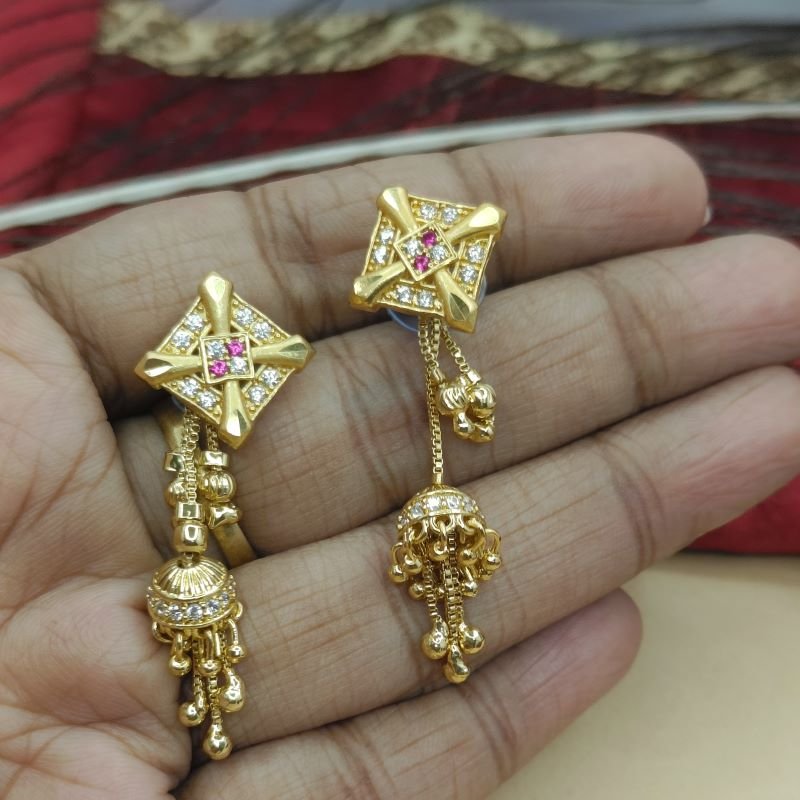 Gold-plated Earrings Design