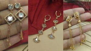 Stylish Gold-plated Earrings Design For Girls And Women