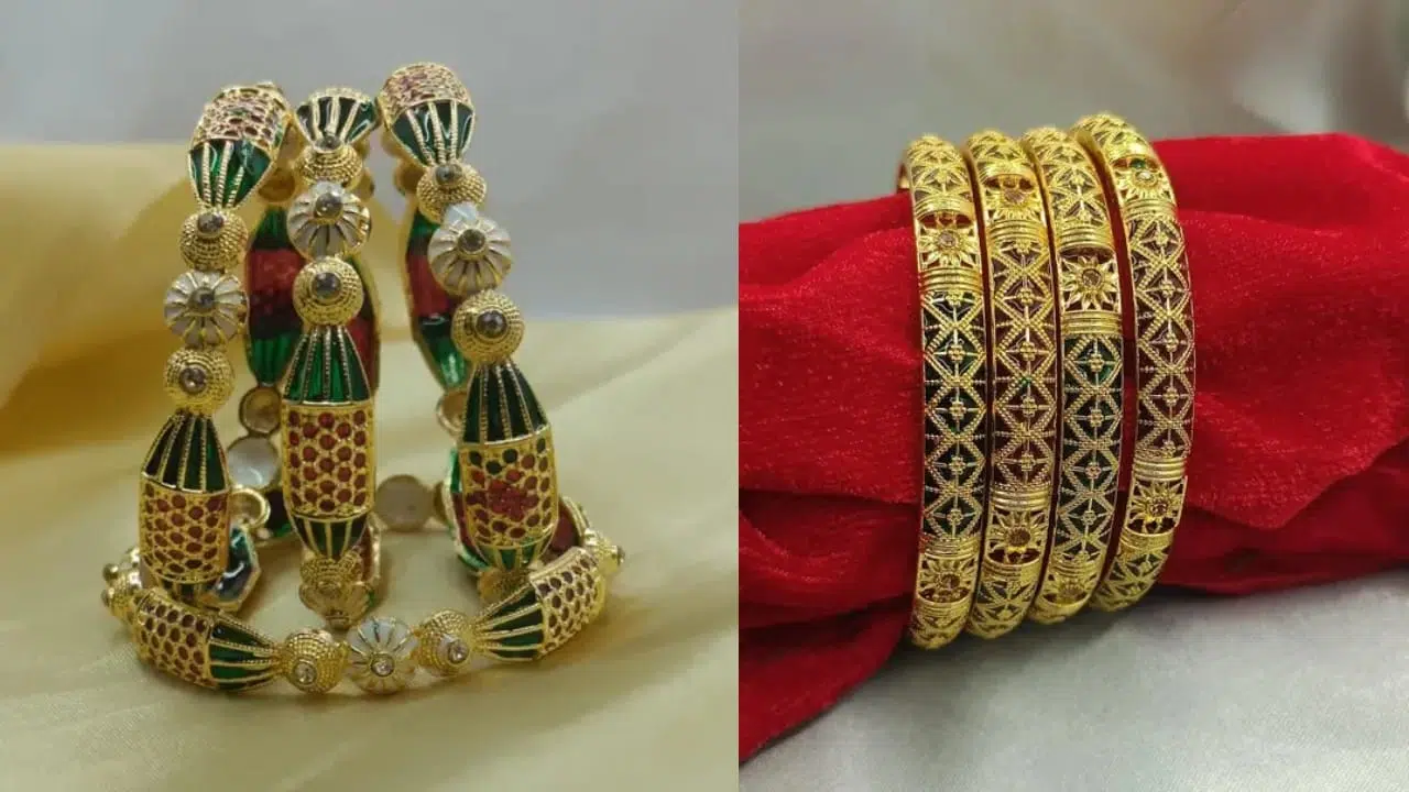 Traditional Rajwadi Bangles for Women And Girls 4 Rajwadi Bangles for Girls
