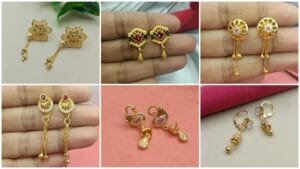 Gold Plated Earrings Design