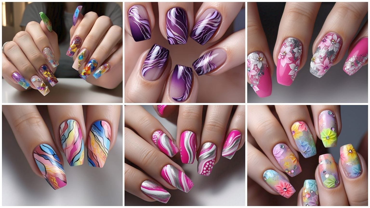 Acrylic Nail Art Designs