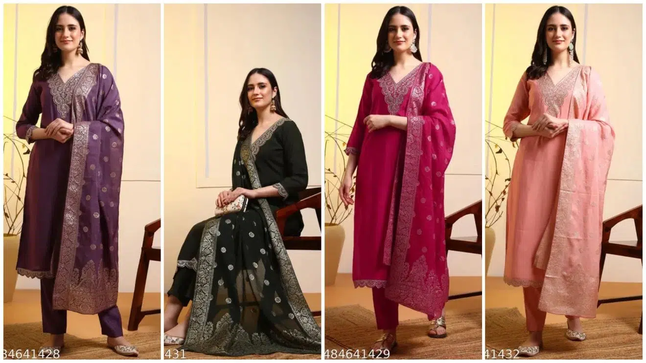 Women's Embroidered Kurta Set