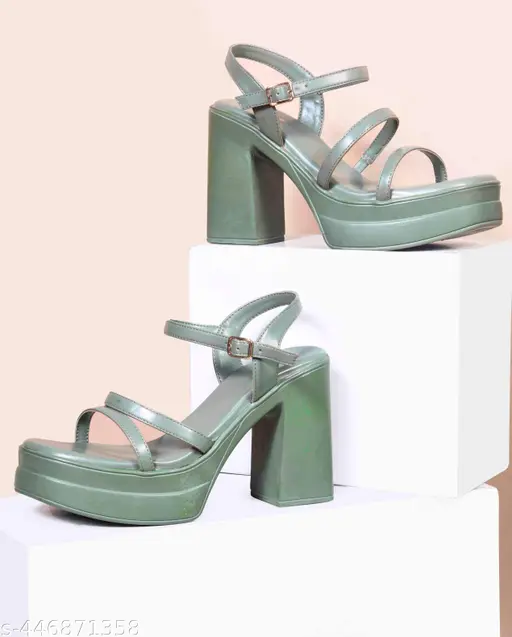 Platform Block Heels