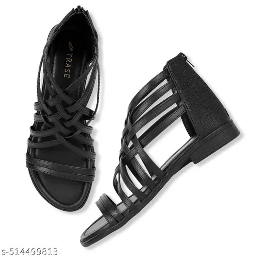 Zip Closure Flats For Woman And Girls
