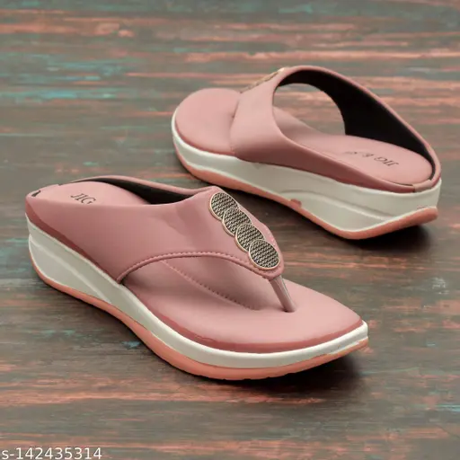 Pink Women Flipflops & Slippers