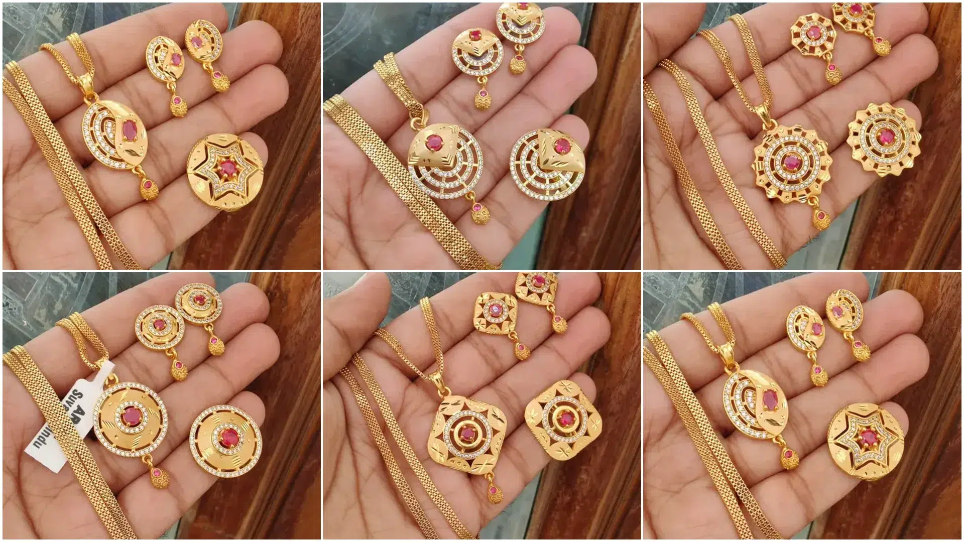 Gold plated Jewellery Set