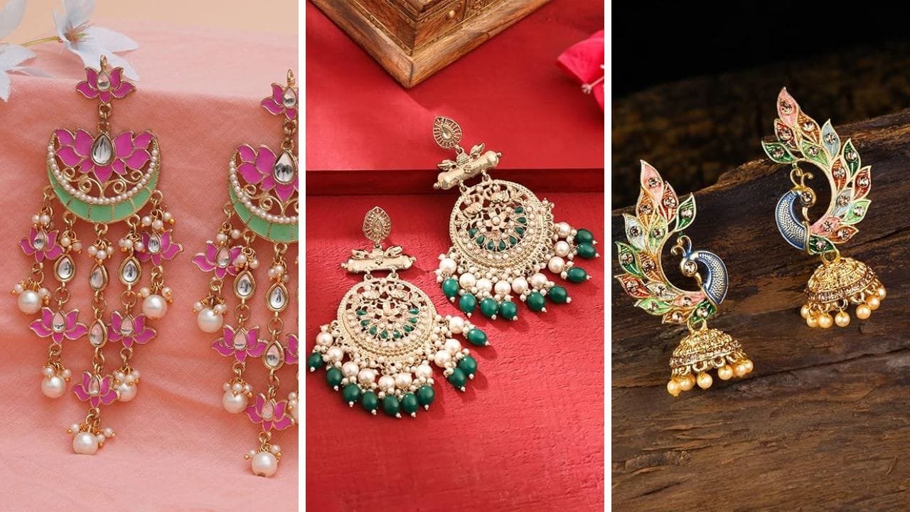 Earrings Design : 400 रुपये से कम में पाएं खूबसूरत Earrings Design – स्टाइल और बजट दोनों में बेस्ट! 3 Earrings Design Under 400