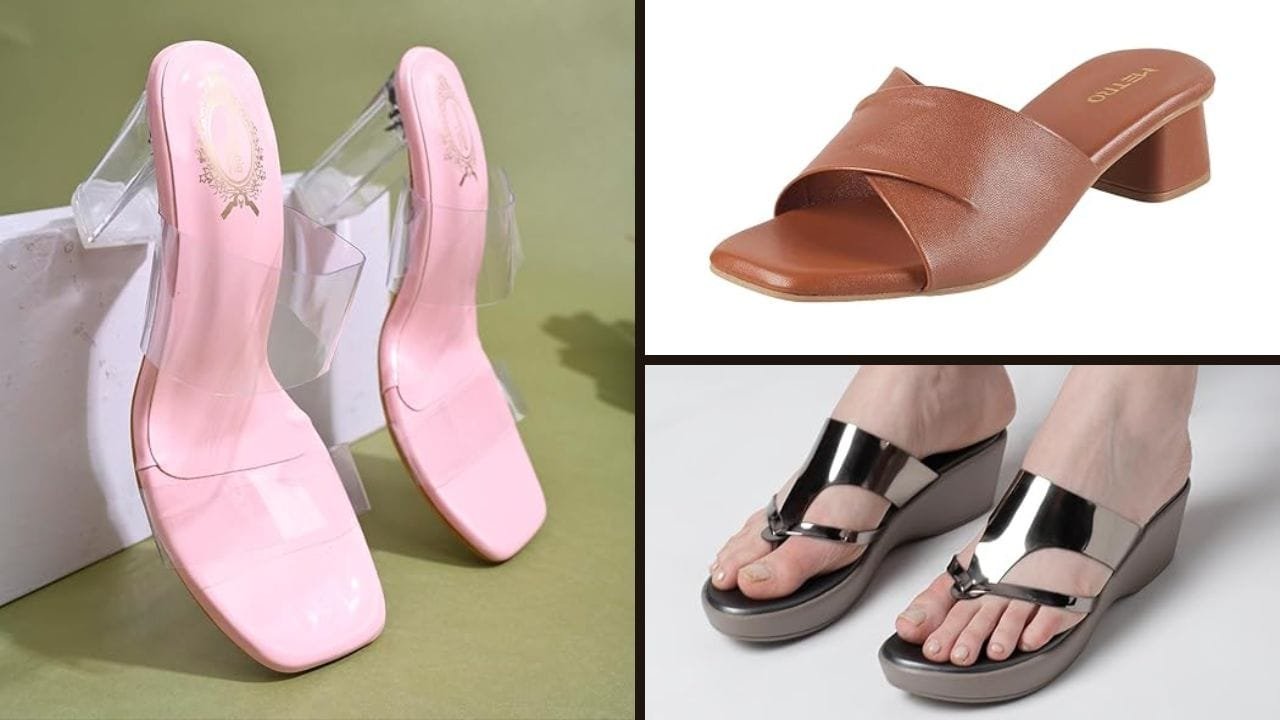 Heels Sandals For Women – स्टाइलिश और कंफर्ट का परफेक्ट कॉम्बिनेशन 3 Heels Sandals For Women