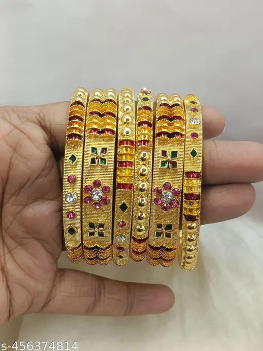 gold plated bangles designs