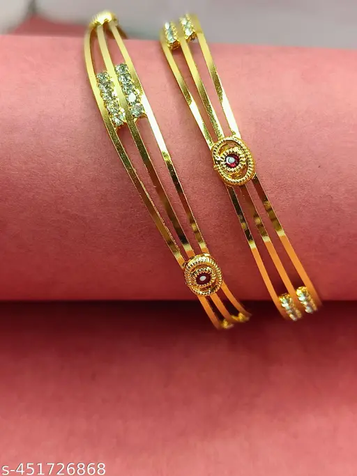 gold plated bangles designs