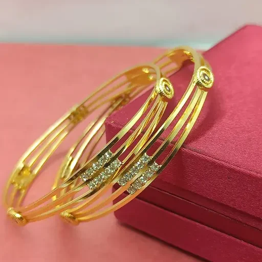 gold plated bangles designs