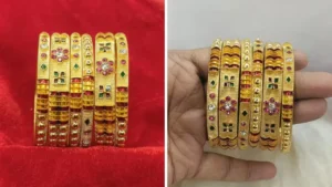Gold-plated Bangle Set