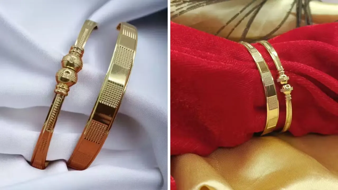 स्टाइलिश Gold Plated Bangles और Bracelet for Women – Meesho से खरीदें लेटेस्ट कलेक्शन और पाएं गॉर्जियस लुक 3 Gold plated Bangles Designs Set 1 1
