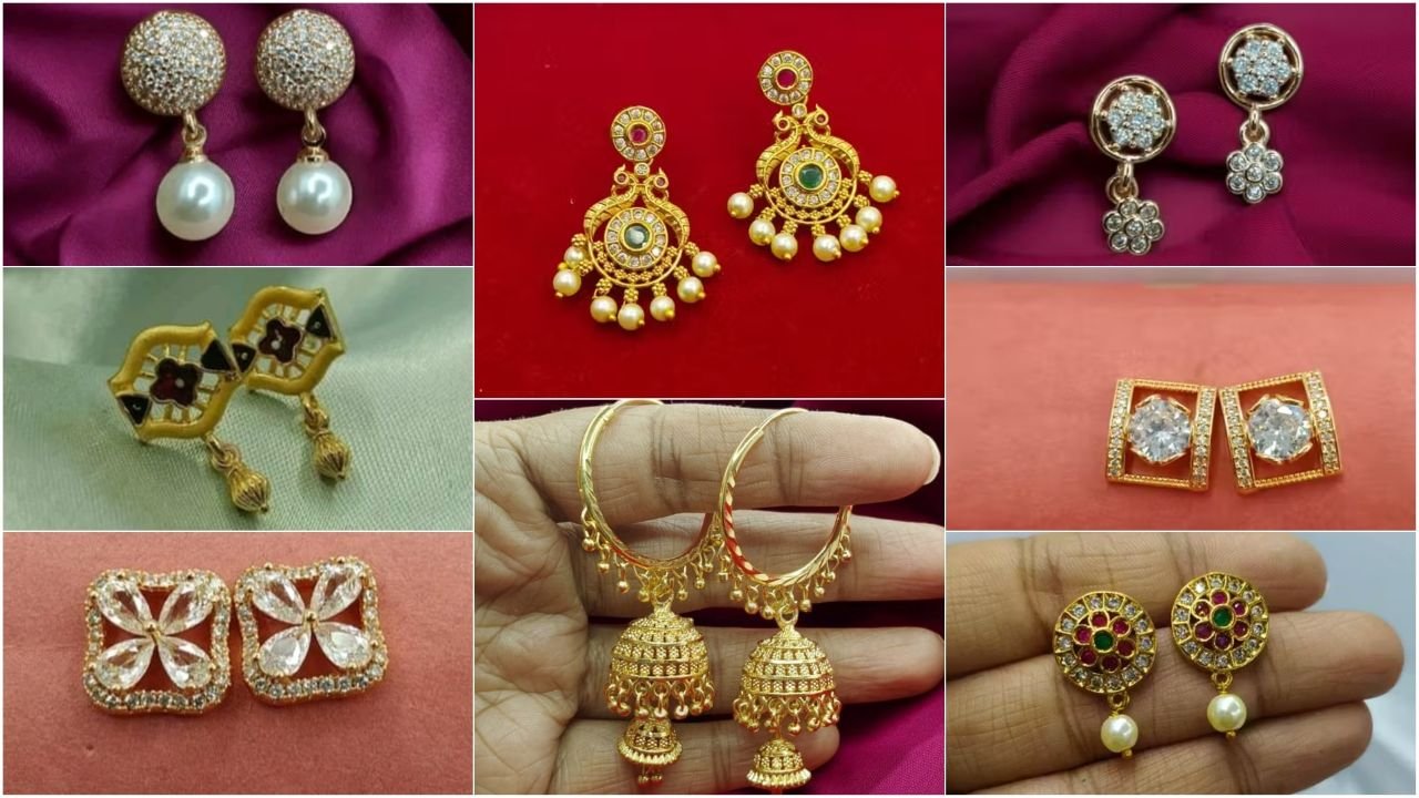 लड़कियों और महिलाओं के लिए 10 Latest Earrings Designs 2025 Under 300 3 Latest Earrings Designs 2025 Under 300 For Womens And Girls